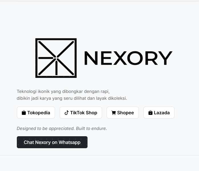 Development Website Nexory